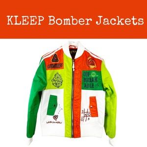 KLEEP Bruna Men's Padded Bomber Jacket-Small